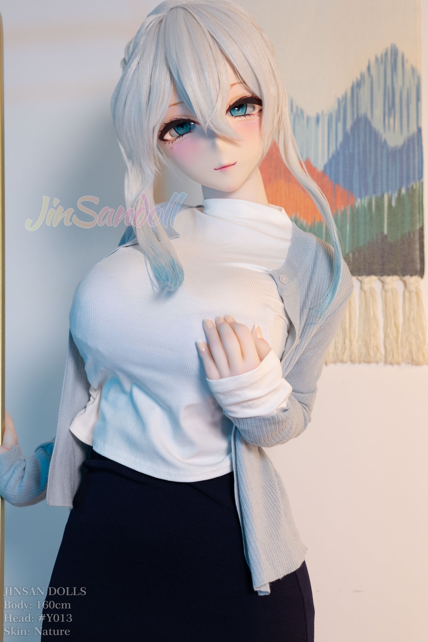 Muñeca sexual de TPE de anime de copa I de 160 cm/5 pies 3 con cabeza