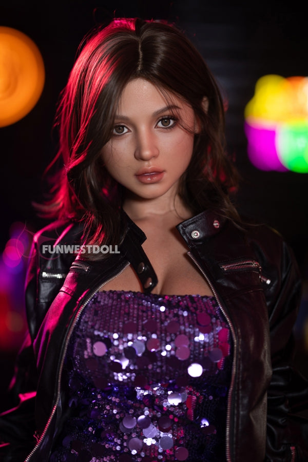 EU In Stock - 157cm/5ft2 G-Cup Realistic Skin Texture Silicone Sex Doll - FSD031