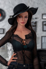 170cm/5ft7 C-Cup Silicone Head Black Sex Doll - Scarlett ROS_Wheat Skin