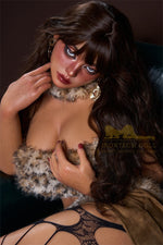 164cm/5ft5 F-cup Silicone Sex Doll - S40 Dark Tanned Leopard - BestDollForYou
