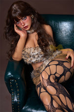 164cm/5ft5 F-cup Silicone Sex Doll - S40 Dark Tanned Leopard - BestDollForYou