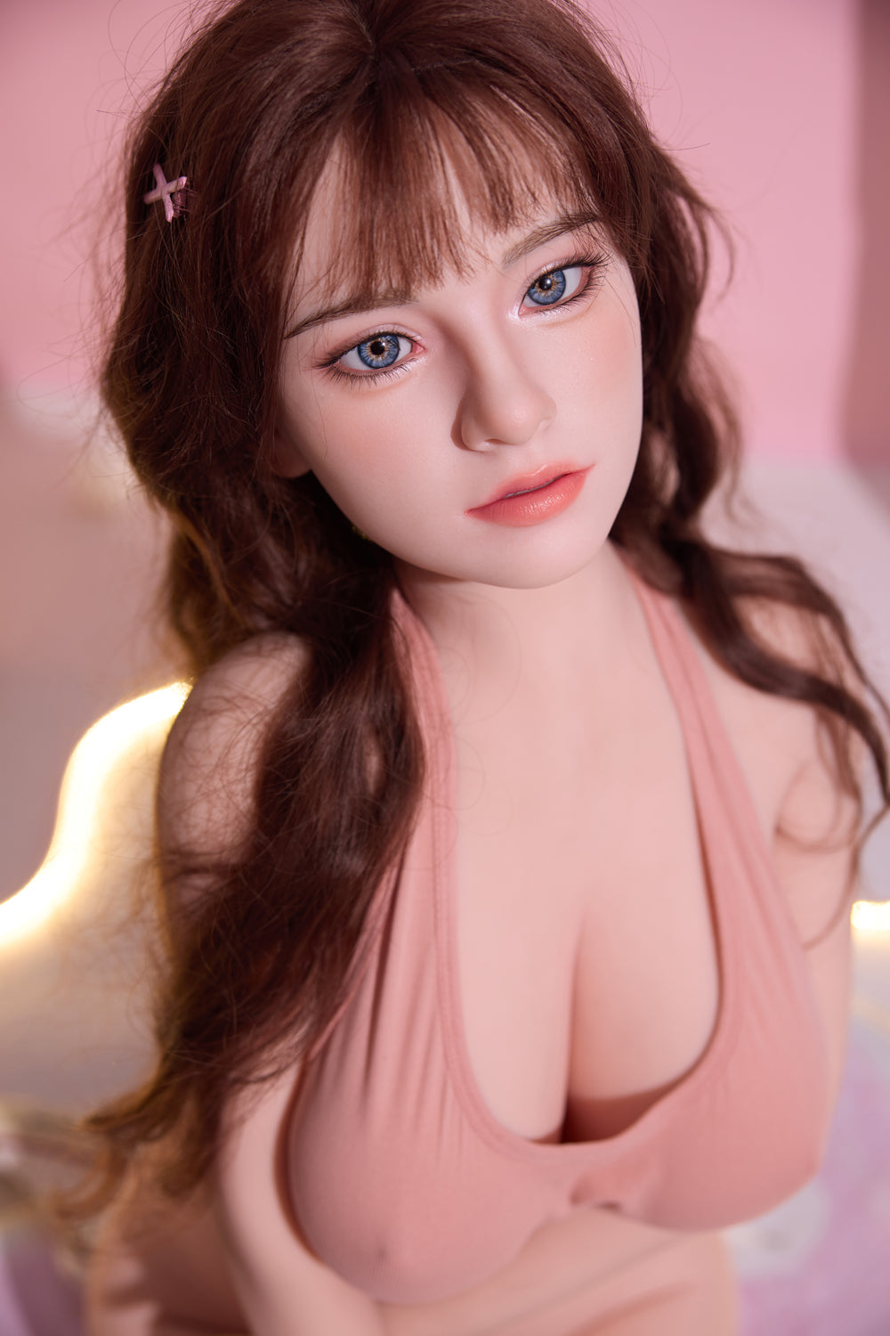 160cm/5ft3 D-cup Medium Breast Silicone Head Sex Doll - M12 - 我的商店