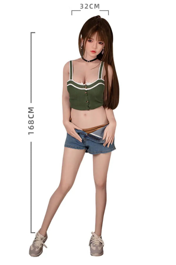 160cm/5ft3 D-cup Silicone Head Sex Doll -  A25 - BestDollForYou