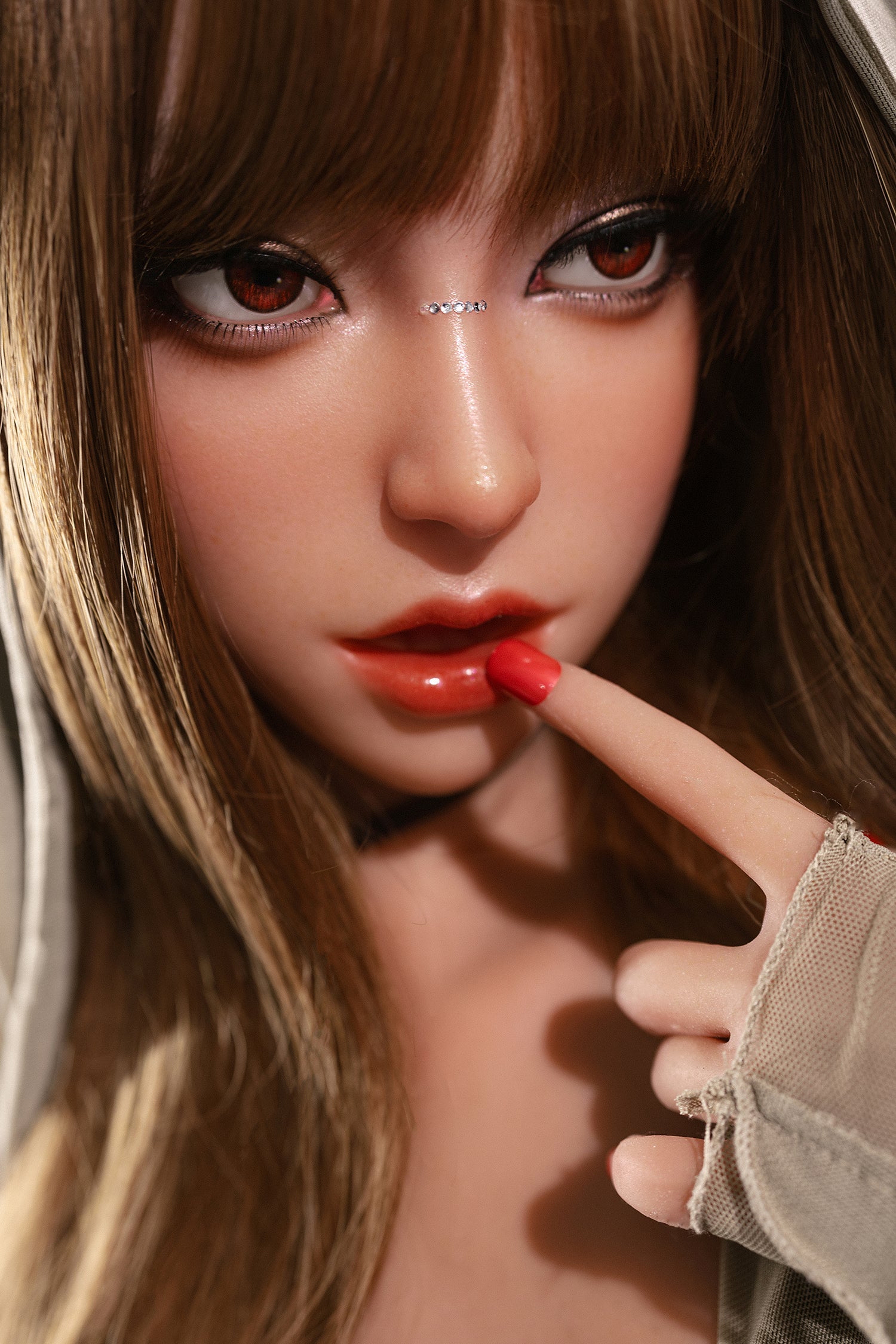 160cm/5ft3 A-cup Small Breast Silicone Head Sex Doll – 