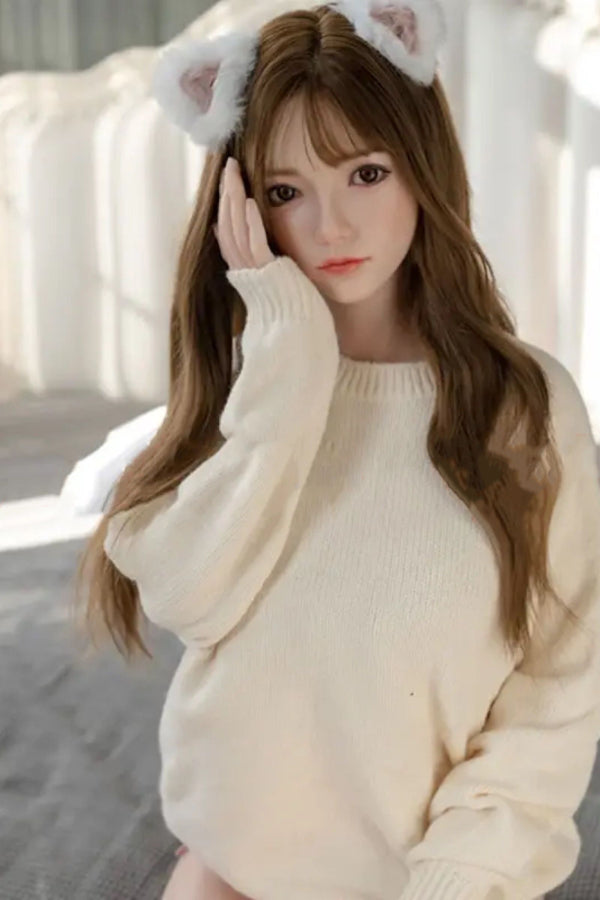 160cm/5ft3 D-cup Japanese Silicone Head Sex Doll - A39 Sora - BestDollForYou
