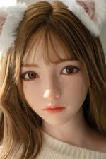 160cm/5ft3 D-cup Japanese Silicone Head Sex Doll - A39 Sora - BestDollForYou