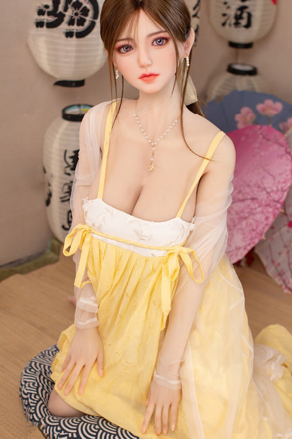 160cm/5ft3 D-cup Chinese Silicone Head Sex Doll - Wennie - BestDollForYou