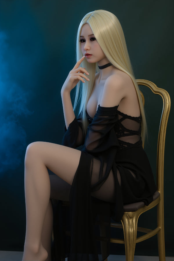 US In Stock - 148cm/4ft10 F-Cup Blonde TPE Sex Doll 