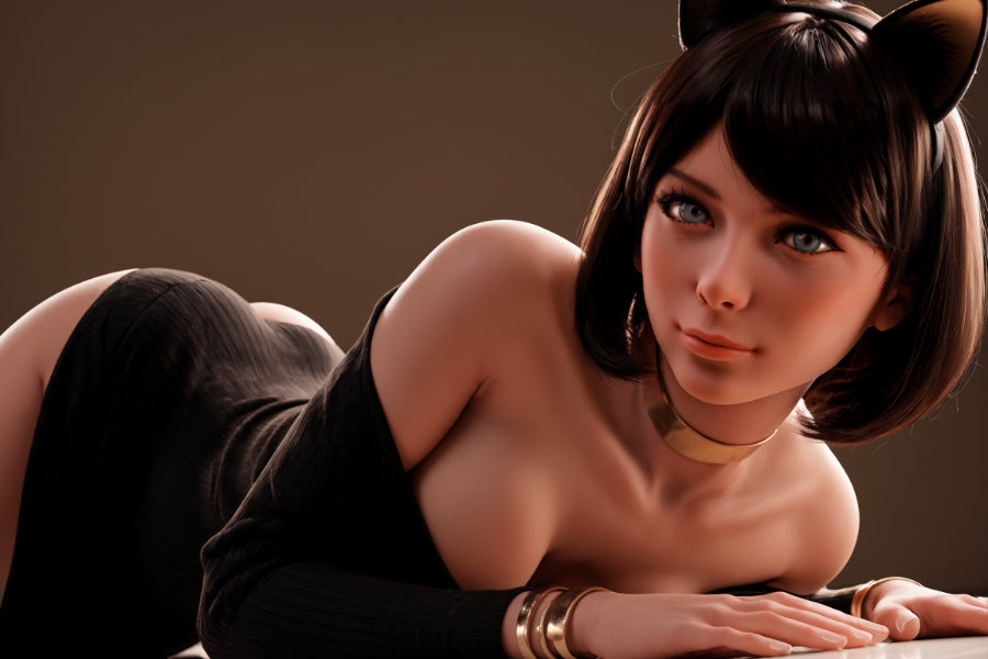 151cm/4ft11 F-Cup BBW Big Booty Hybrid Sex Doll 