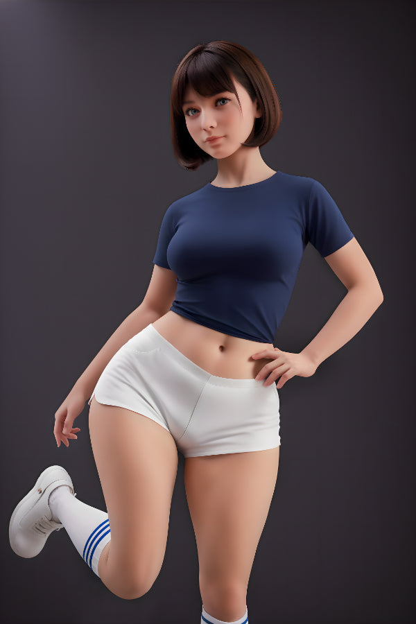 151cm Petite Big Booty Chubby Silicone Head Sex Doll - Jade - 我的商店