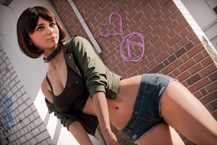 151cm/4ft11 F-Cup BBW Big Booty Hybrid Sex Doll 