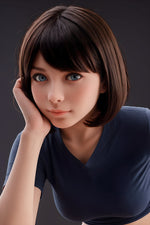 151cm Petite Big Booty Chubby Silicone Head Sex Doll - Jade - 我的商店