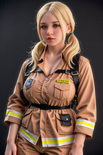 153cm/5ft N-Cup Blonde Hybrid Sex Doll 