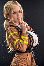 153cm/5ft N-Cup Blonde Hybrid Sex Doll 