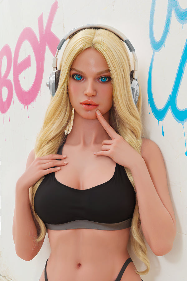 166cm/5ft5 H-cup Blonde Hybrid Sex Doll #AB4 - 我的商店