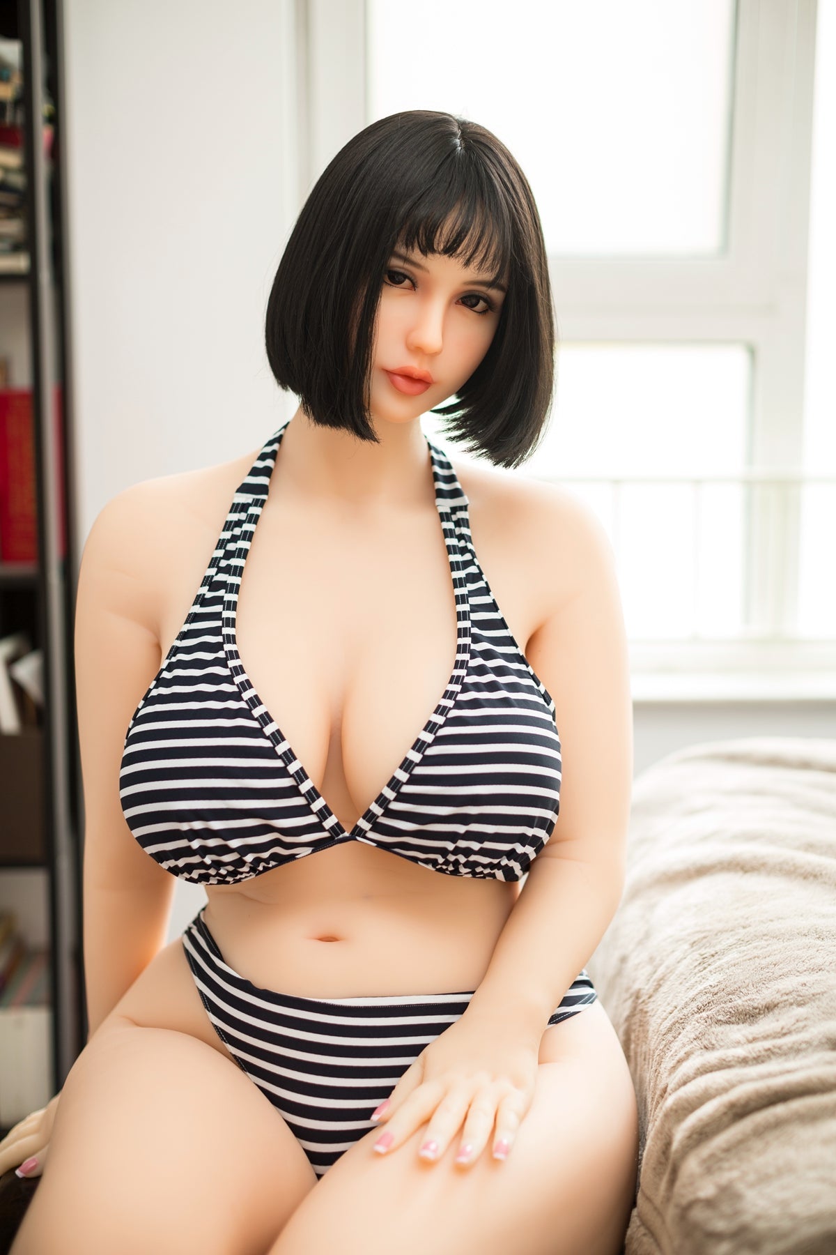 168cm/5ft6 L-cup Huge Boobs BBW Big Booty TPE Sex Doll with 