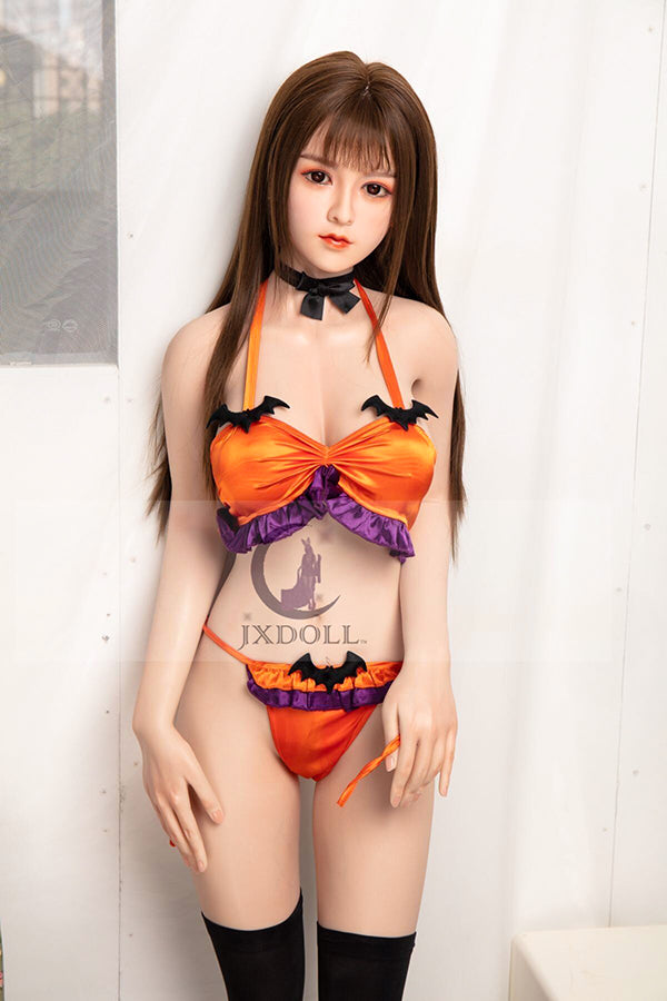 150cm/4ft11 D-cup Japanese Silicone Head Sex Doll -  Emi - BestDollForYou