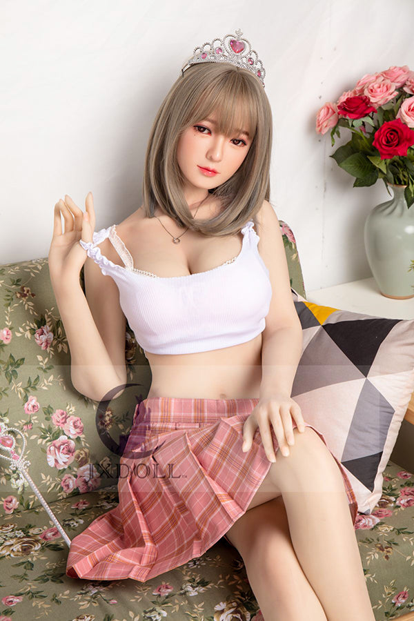 160cm/5ft3 D-cup Japanese Silicone Head Sex Doll -  Sara - BestDollForYou