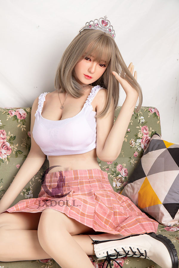 160cm/5ft3 D-cup Japanese Silicone Head Sex Doll -  Sara - BestDollForYou