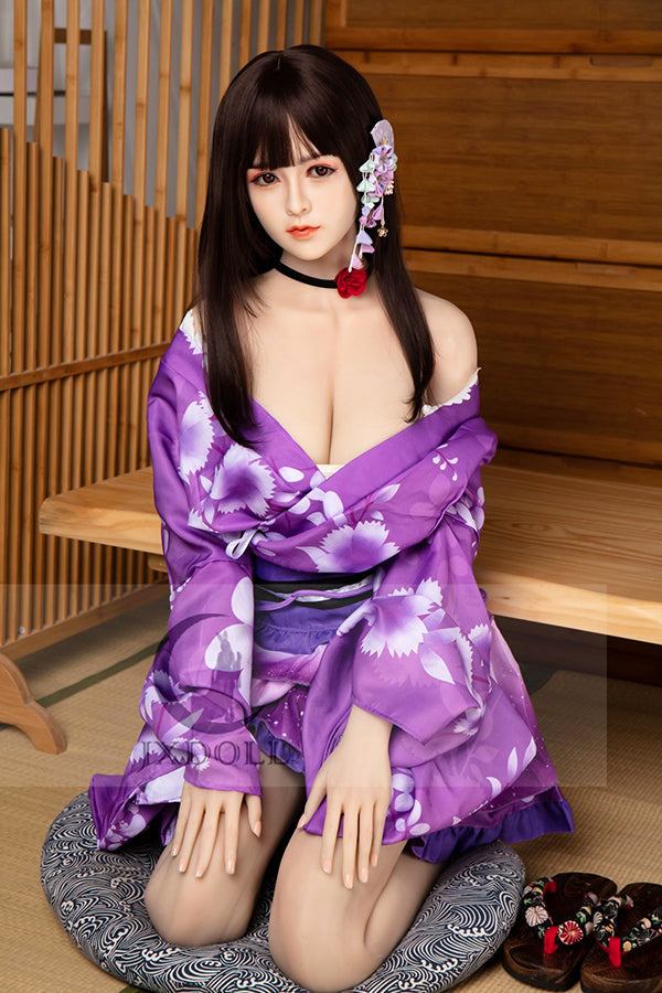 160cm/5ft3 D-cup Silicone Japanese Head Sex Doll - Emi - BestDollForYou