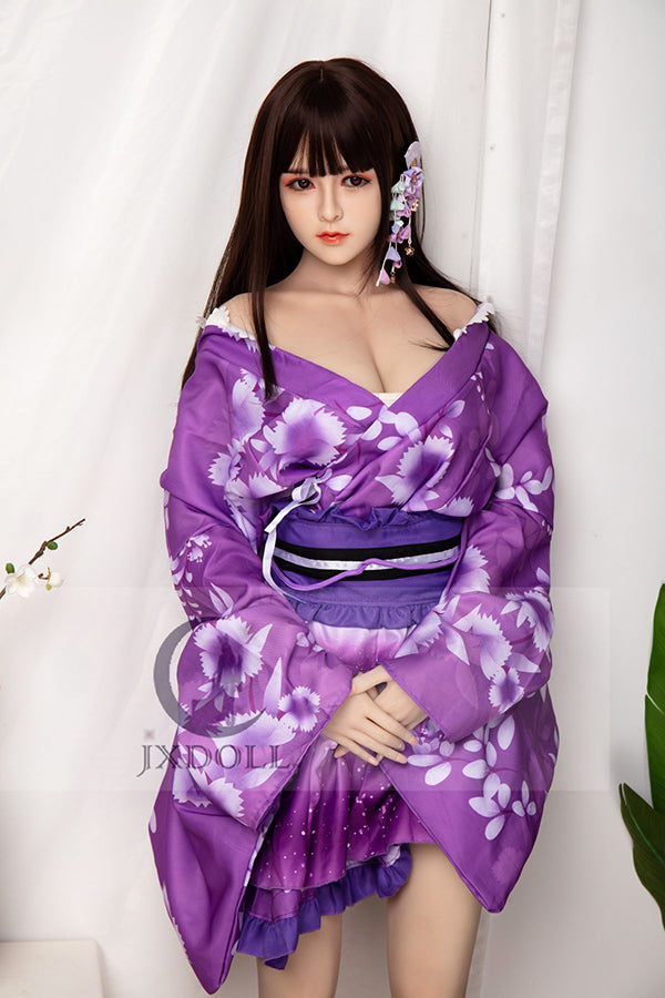 160cm/5ft3 D-cup Silicone Japanese Head Sex Doll - Emi - BestDollForYou