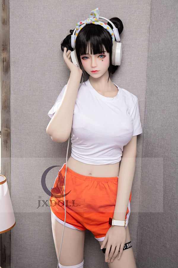 160cm/5ft3 D-cup Japanese Silicone Head Sex Doll - Yui - BestDollForYou