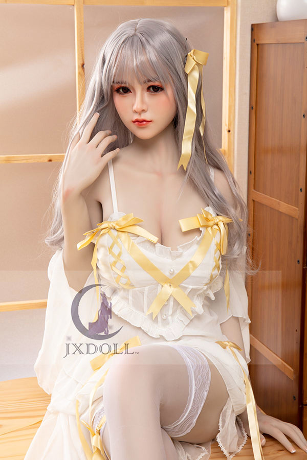 160cm/5ft3 D-cup Silicone Head Sex Doll -  Emi - BestDollForYou