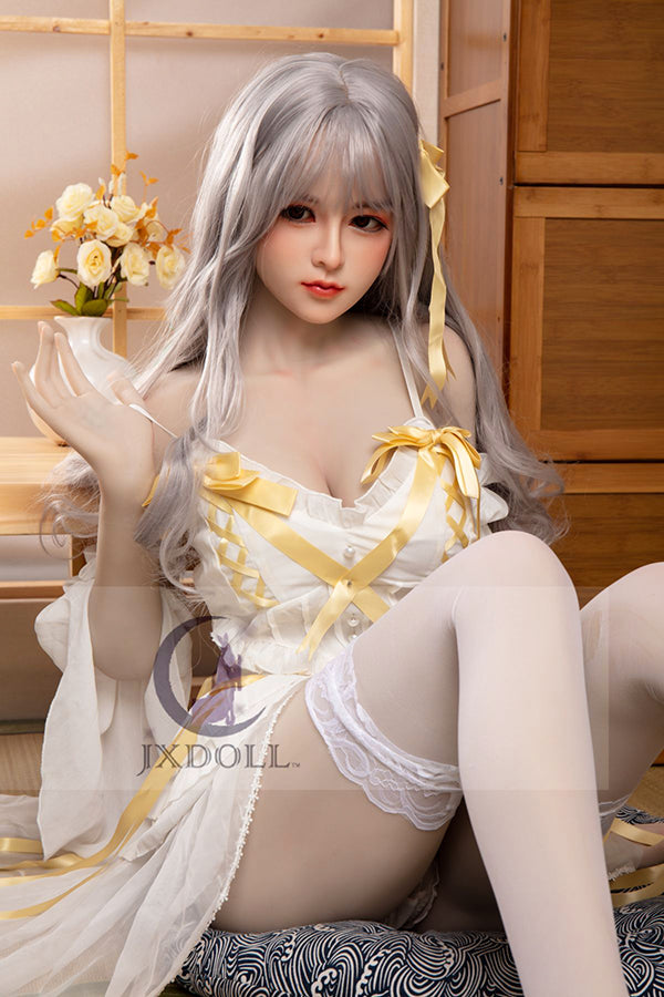 160cm/5ft3 D-cup Silicone Head Sex Doll -  Emi - BestDollForYou