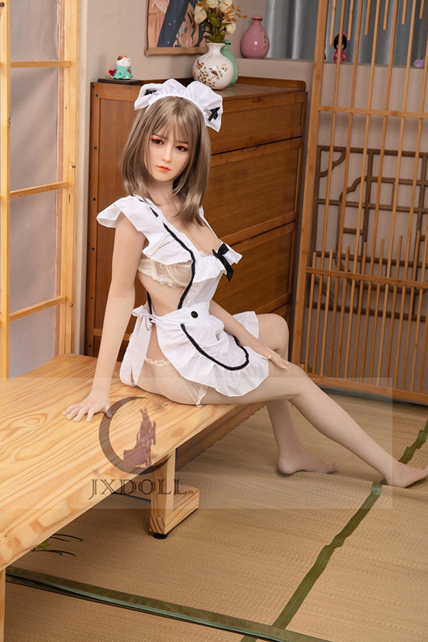 160cm/5ft3 D-cup Japanese Silicone Head Sex Doll - Yua - BestDollForYou