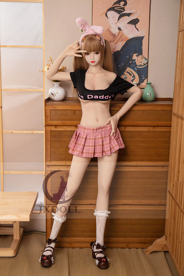 160cm/5ft3 D-cup Silicone Head Sex Doll -  Anzu - BestDollForYou