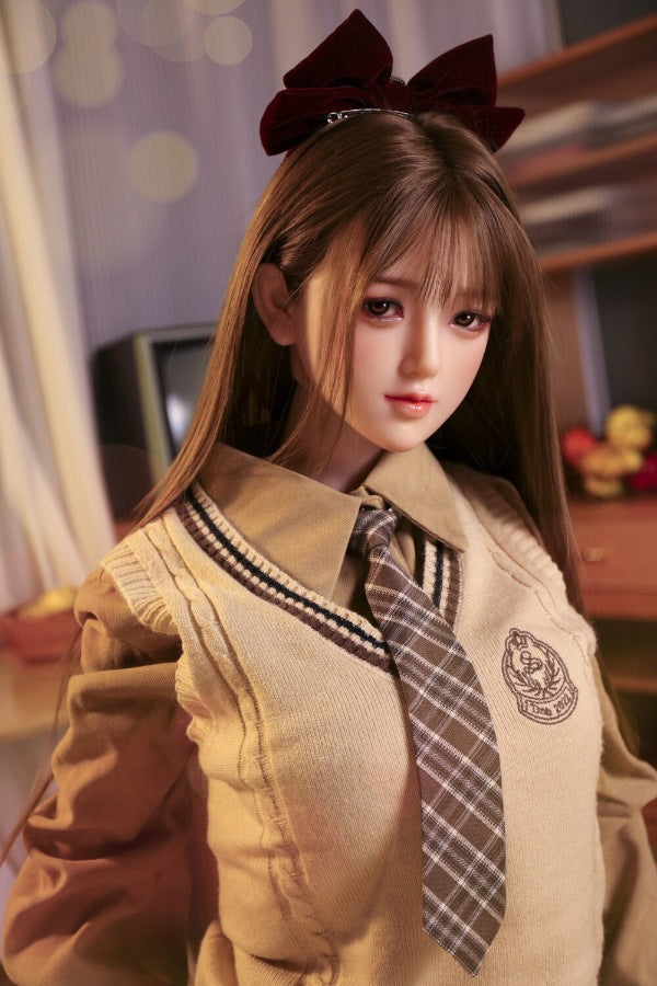 160cm/5ft3 D-cup Silicone Japanese Head Sex Doll - Ren - BestDollForYou