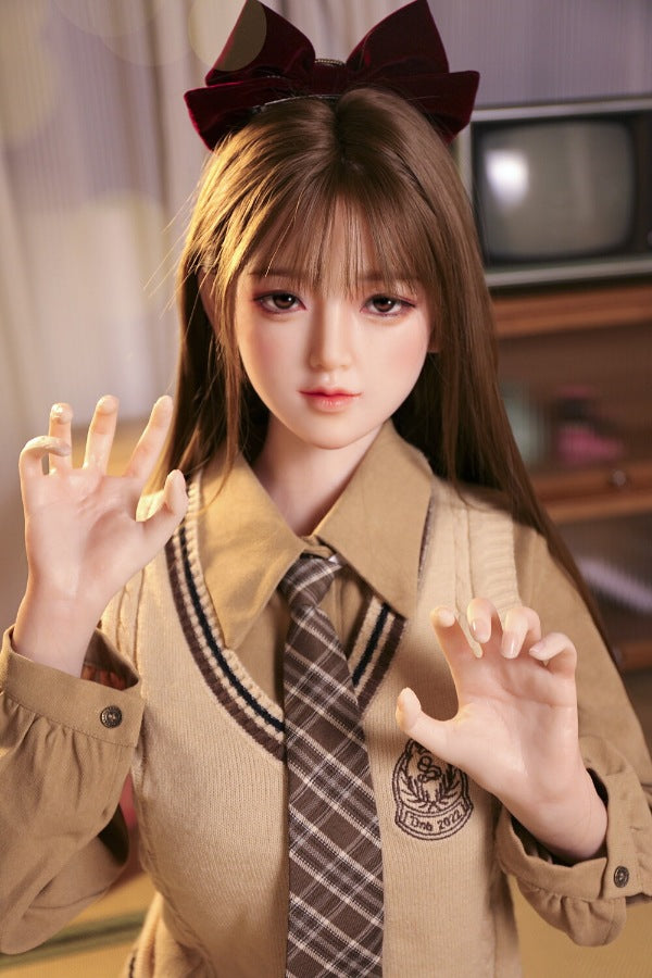 160cm/5ft3 D-cup Silicone Japanese Head Sex Doll - Ren - BestDollForYou