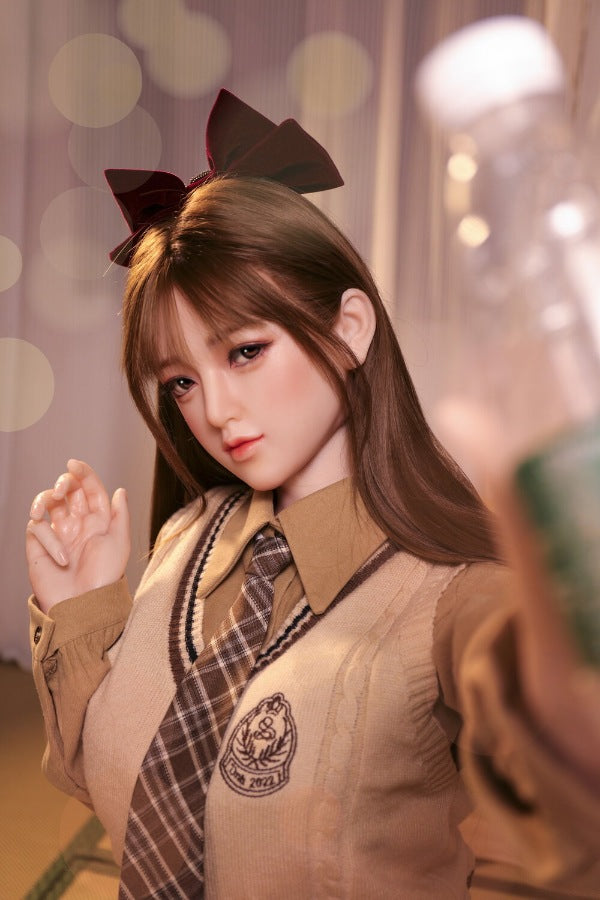 160cm/5ft3 D-cup Silicone Japanese Head Sex Doll - Ren - BestDollForYou