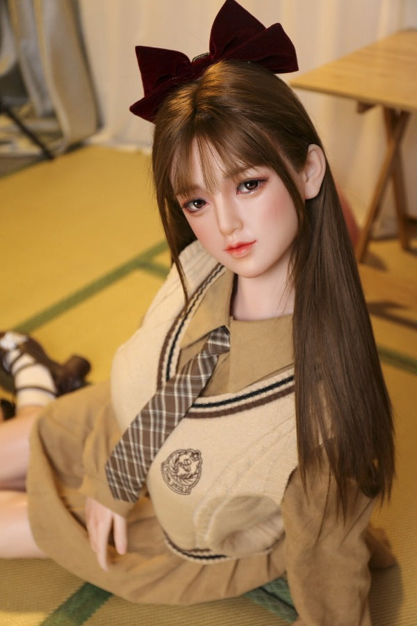 160cm/5ft3 D-cup Silicone Japanese Head Sex Doll - Ren - BestDollForYou