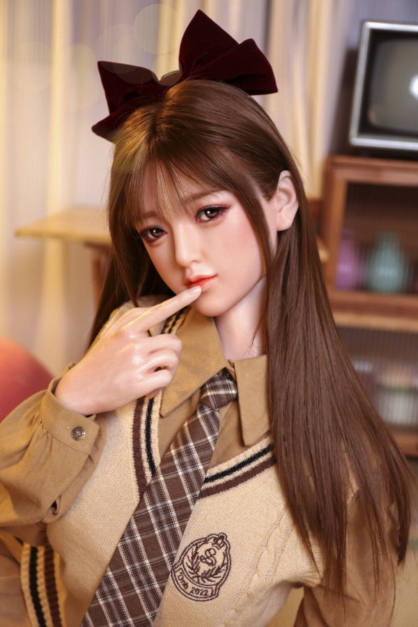 160cm/5ft3 D-cup Silicone Japanese Head Sex Doll - Ren - BestDollForYou