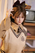 160cm/5ft3 D-cup Silicone Japanese Head Sex Doll - Ren - BestDollForYou