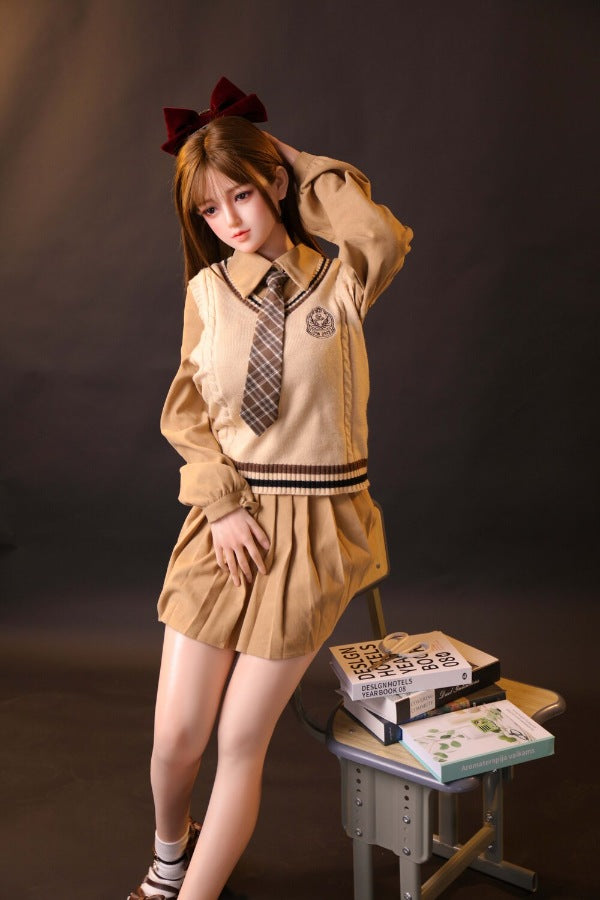 160cm/5ft3 D-cup Silicone Japanese Head Sex Doll - Ren - BestDollForYou