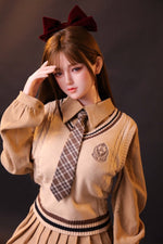 160cm/5ft3 D-cup Silicone Japanese Head Sex Doll - Ren - BestDollForYou