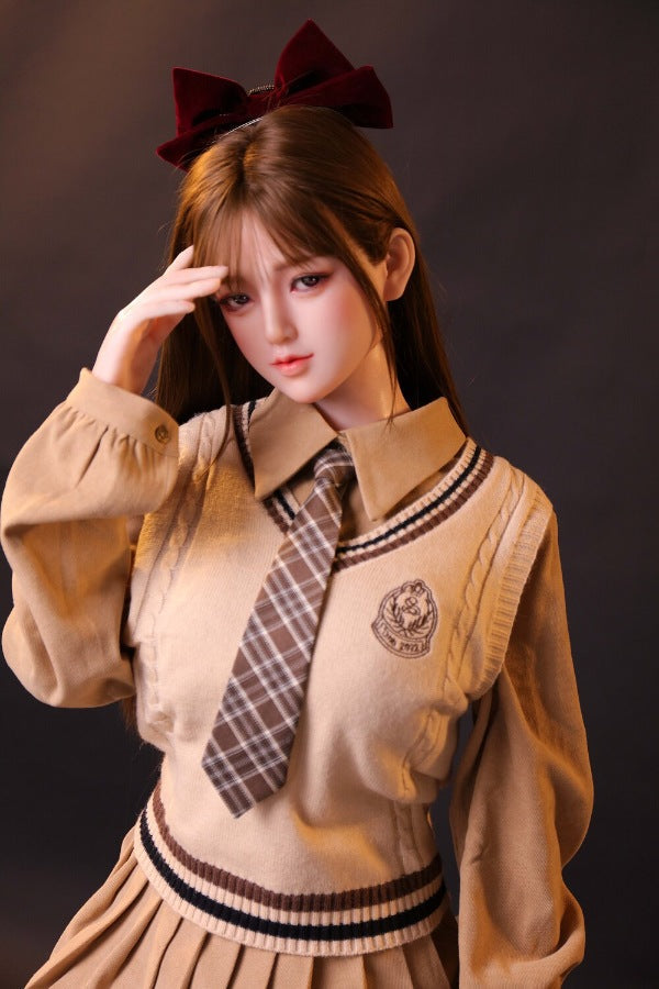 160cm/5ft3 D-cup Silicone Japanese Head Sex Doll - Ren - BestDollForYou