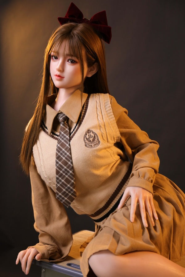 160cm/5ft3 D-cup Silicone Japanese Head Sex Doll - Ren - BestDollForYou