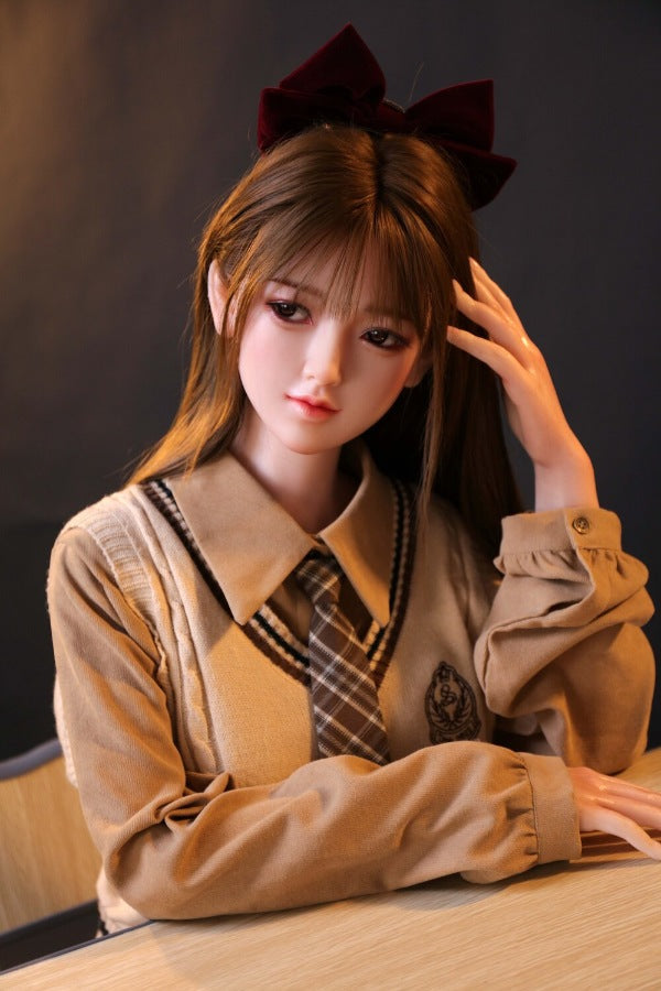 160cm/5ft3 D-cup Silicone Japanese Head Sex Doll - Ren - BestDollForYou