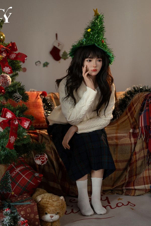 162cm/5ft4 E-Cup Silicone Head Sex Doll Christmas Girl - Sato Asuka - BestDollForYou