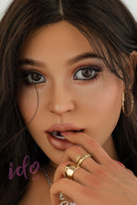 EU In Stock - 165cm/5ft5 D-cup Tanned Skin European Silicone Sex Doll D cup ID4(S)-1 ROS Head - 我的商店