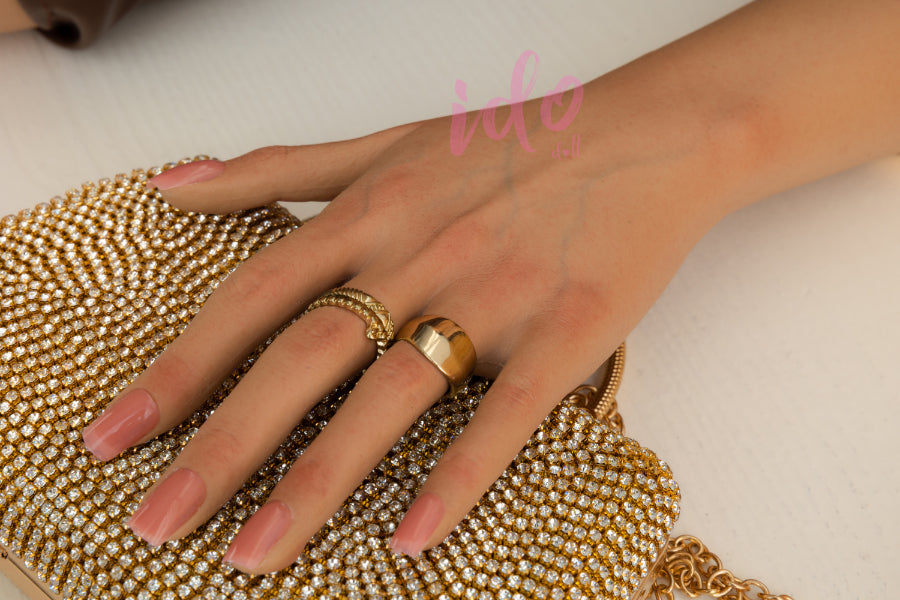 EU In Stock - 165cm/5ft5 D-cup Tanned Skin European Silicone Sex Doll D cup ID4(S)-1 ROS Head - 我的商店