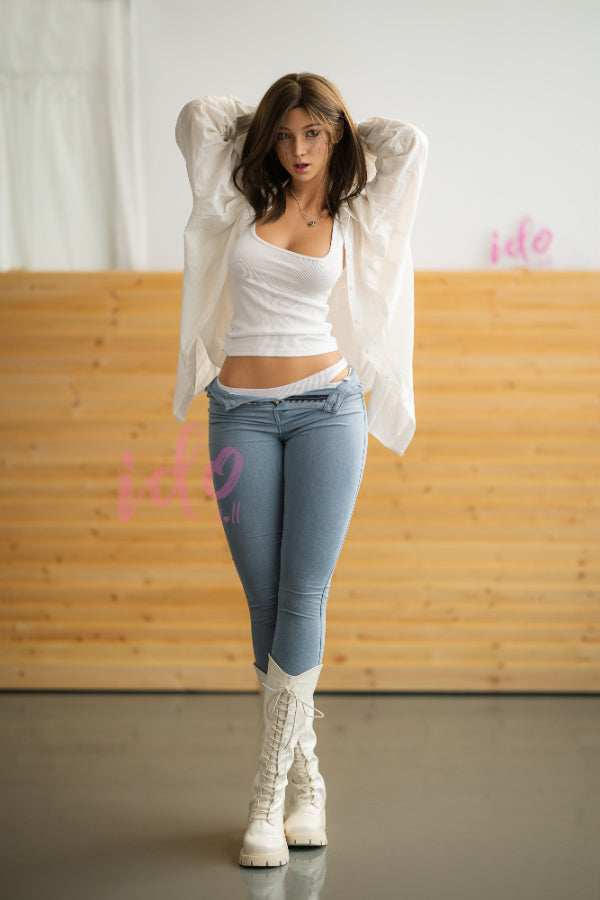 US In Stock - 170cm/5ft7 D-cup Tanned Skin European Silicone BBW Sex Doll ID3(S)-1 ROS Head - 我的商店