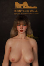 [Natural Optimized Series] 160cm/5ft3 I-Cup Busty Girlfriend BBW Big Booty Silicone Sex Doll - 160cm Minus S44 Glow Molly - BestDollForYou