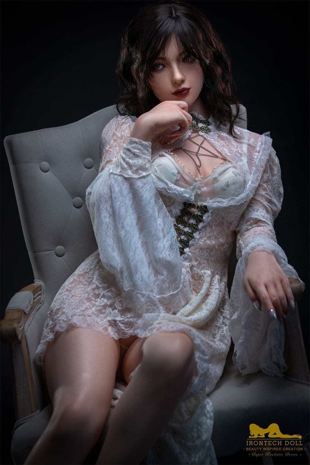 163cm/5ft4 C-Cup Bubble Butt Full Silicone Love Doll with S36 Head - BestDollForYou