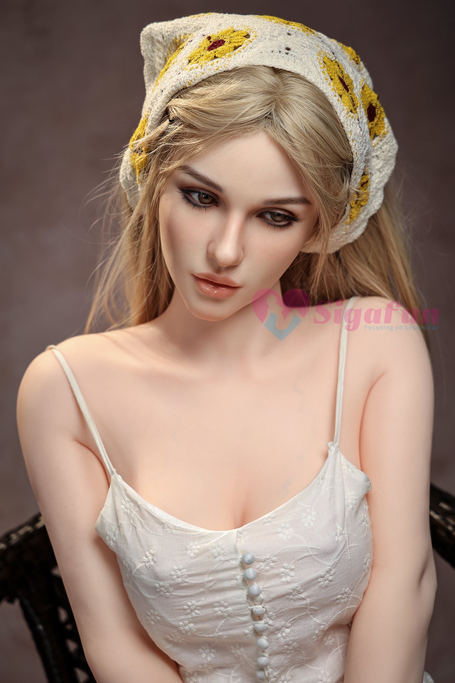 EU In Stock - 163cm/5ft4 C-Cup Silicone Head Blonde Sex Doll SG2 - Cecily Natural