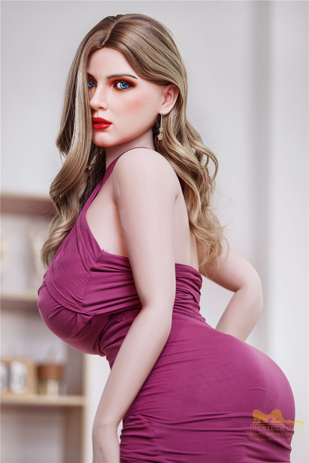 162cm/5ft4 I-cup Bubble Butt Big Boobs Fair Skin Silicone Sex Doll – S29 Fenny - BestDollForYou