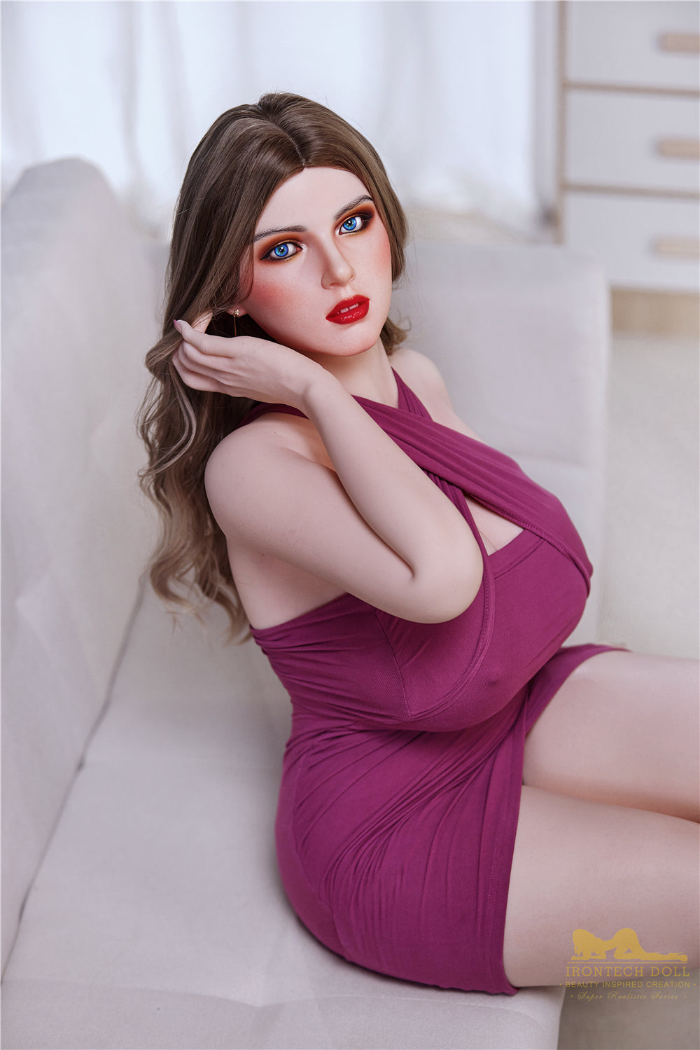 162cm/5ft4 I-cup Bubble Butt Big Boobs Fair Skin Silicone Sex Doll – S29 Fenny - BestDollForYou